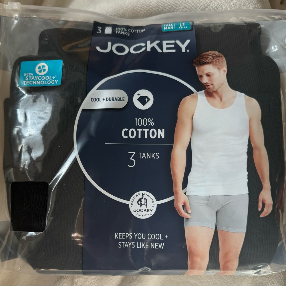 🌸3 Jockey Large TALL tanks.  New